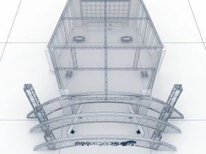 awning for giant 3D Model
