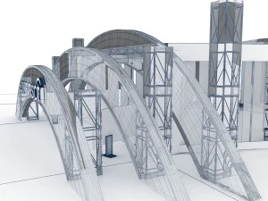 awning for giant 3D Model