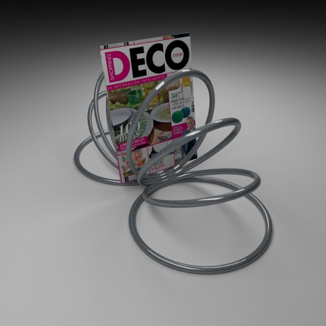 magazine rack Model 3D .c4d .max .obj .3ds .fbx .stl .blend 