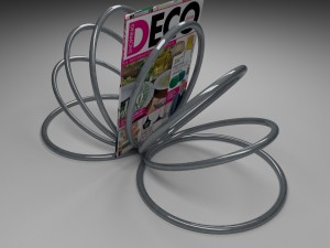 magazine rack Model 3D