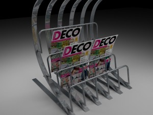 magazine rack claw Modelo 3D