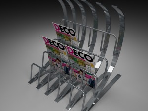 magazine rack claw Model 3D