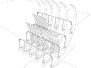 magazine rack claw 3D Model