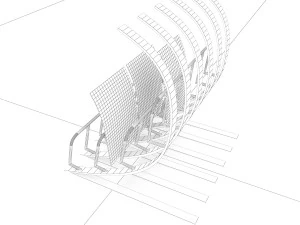 magazine rack claw 3D Model