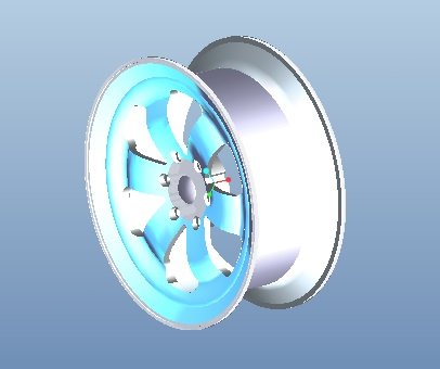 alloy rim 3D 模型 .c4d .max .obj .3ds .fbx .stl .blend 