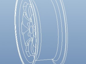 alloy rim 3D 模型