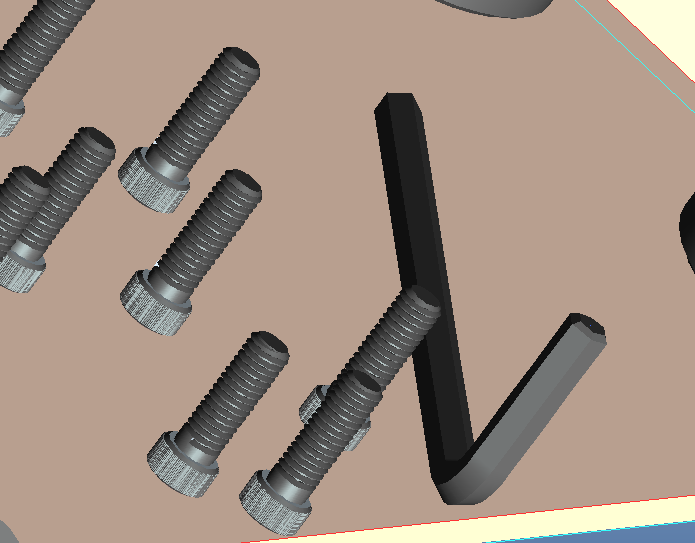 3d models tools. Клин 3d модель.