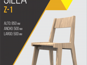 chair z-1 Model 3D