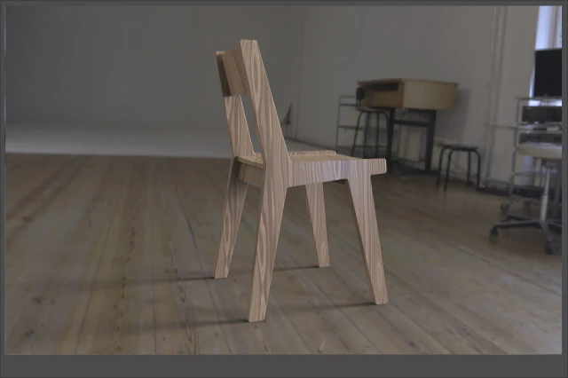 chair 3D Model .c4d .max .obj .3ds .fbx .stl .blend 