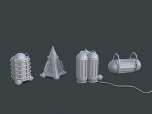 sci fi generators 3D 모델