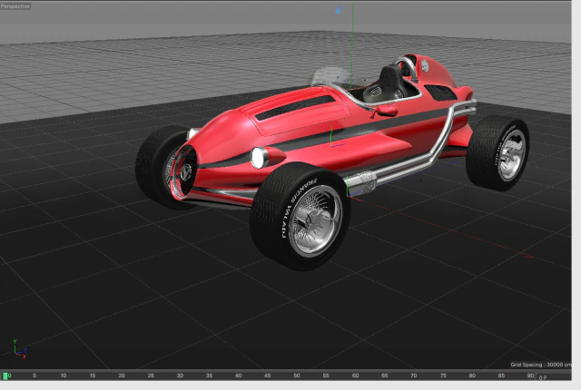 a fv car 3D Model .c4d .max .obj .3ds .fbx .stl .blend