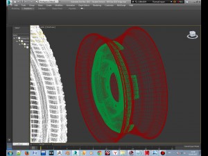 wheel dis the car tyre the car volga gaz 3102 3D Model