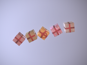 present low-poly game ready 3D Model