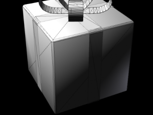 present low-poly game ready 3D Model