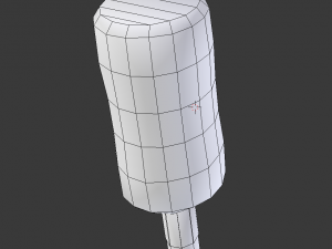 shooting old cannon low poly game ready 3D Модель