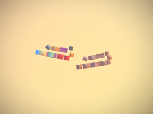 toy blocks display low-poly 3D मॉडल