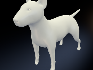 bull terrier 3D Model