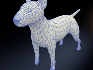 bull terrier 3Dモデル