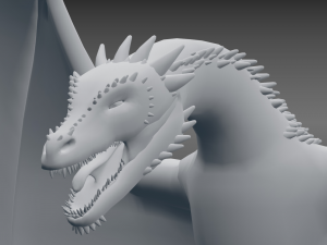 dragon model Modelo 3D