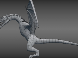 dragon model Model 3D