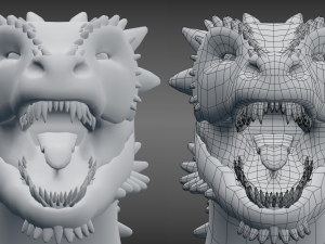 dragon model Model 3D