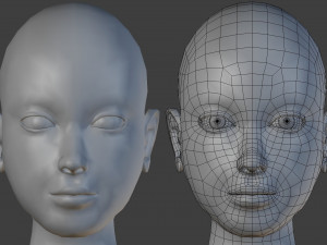 woman base 3D 모델