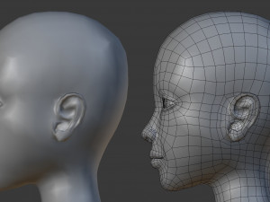 woman base 3D Model