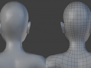 woman base 3D Model