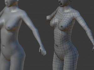 woman base 3D Model