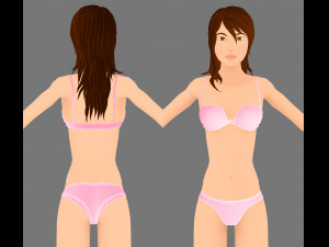 girl model 3D Model