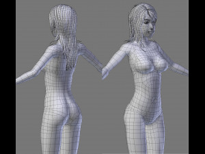 girl model 3D Model
