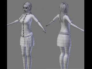 girl model 3D Model