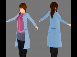 girl model 3D Model