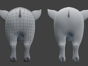 pig model 3D Model