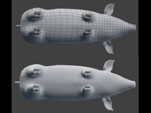 pig model 3D Model
