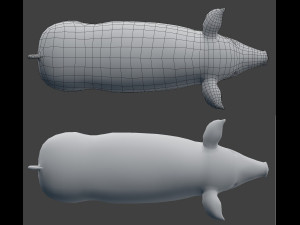 pig model 3D Model