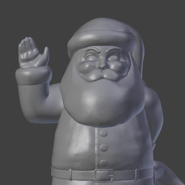 santa model 3D Print Model .c4d .max .obj .3ds .fbx .stl .blend 