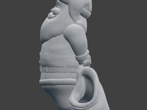 santa model Modelo de Impressão 3D