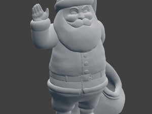 santa model Modelo de Impressão 3D