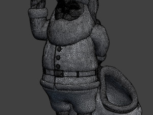 santa model Modelo de Impressão 3D