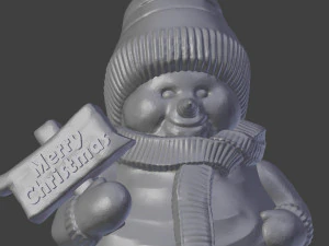 modelo de boneco de neve Modelo de Impressão 3D