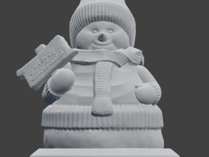 модель сніговика 3D Принт Модель