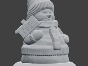 модель сніговика 3D Принт Модель