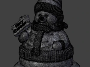 модель сніговика 3D Принт Модель