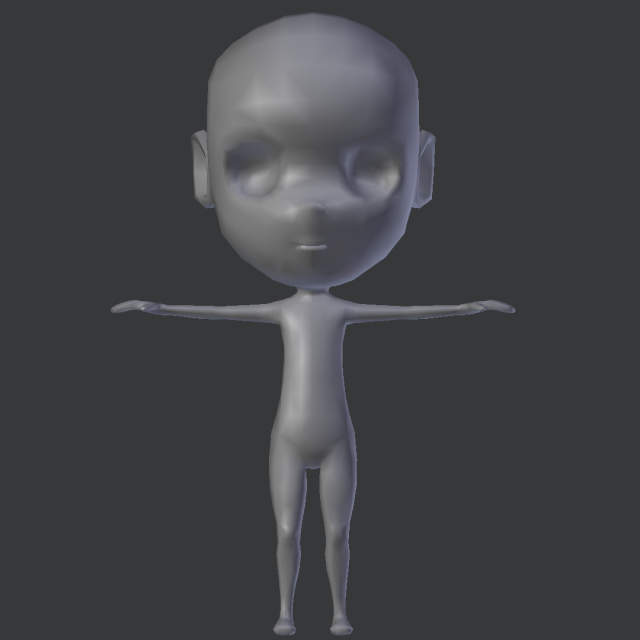 chibi base Modelo 3D .c4d .max .obj .3ds .fbx .stl .blend 