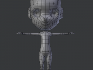 chibi base Modelo 3D