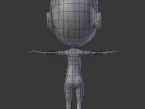 chibi base 3D Model