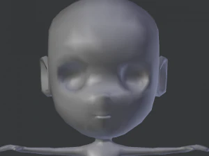 chibi base 3D Model