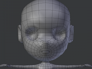 chibi base Modelo 3D