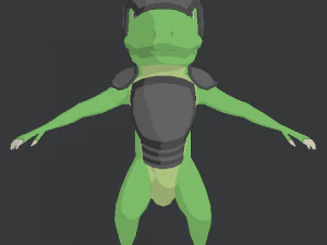 solider lizard 3D Model
